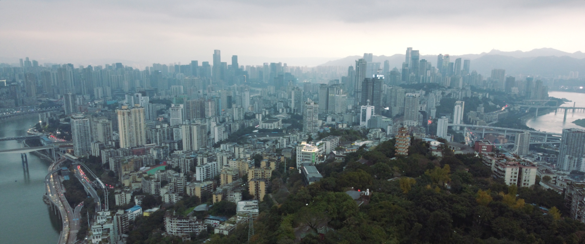 两江风景